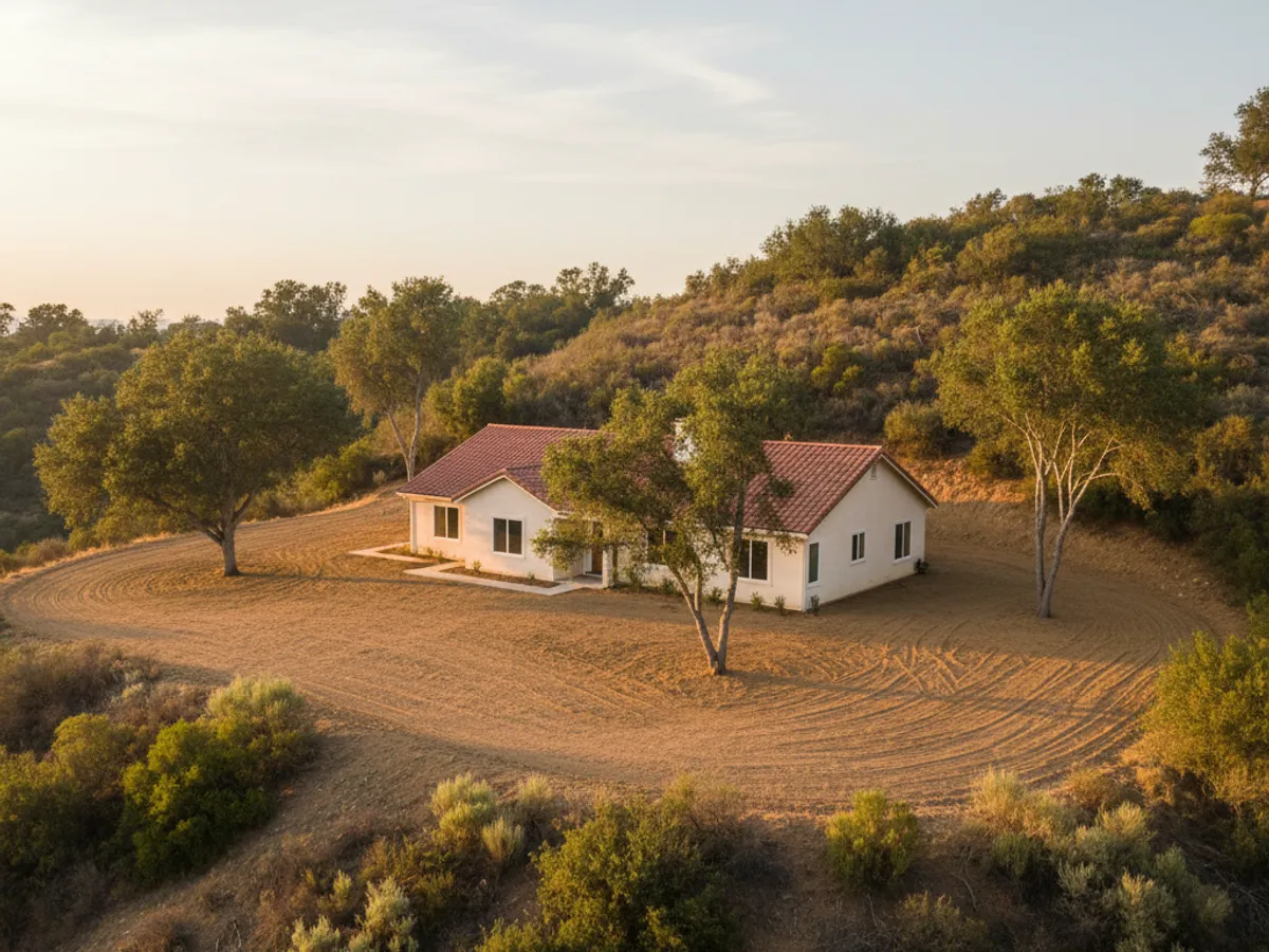 Land Clearing detail work by a licensed arborist in Lake San Marcos, CA