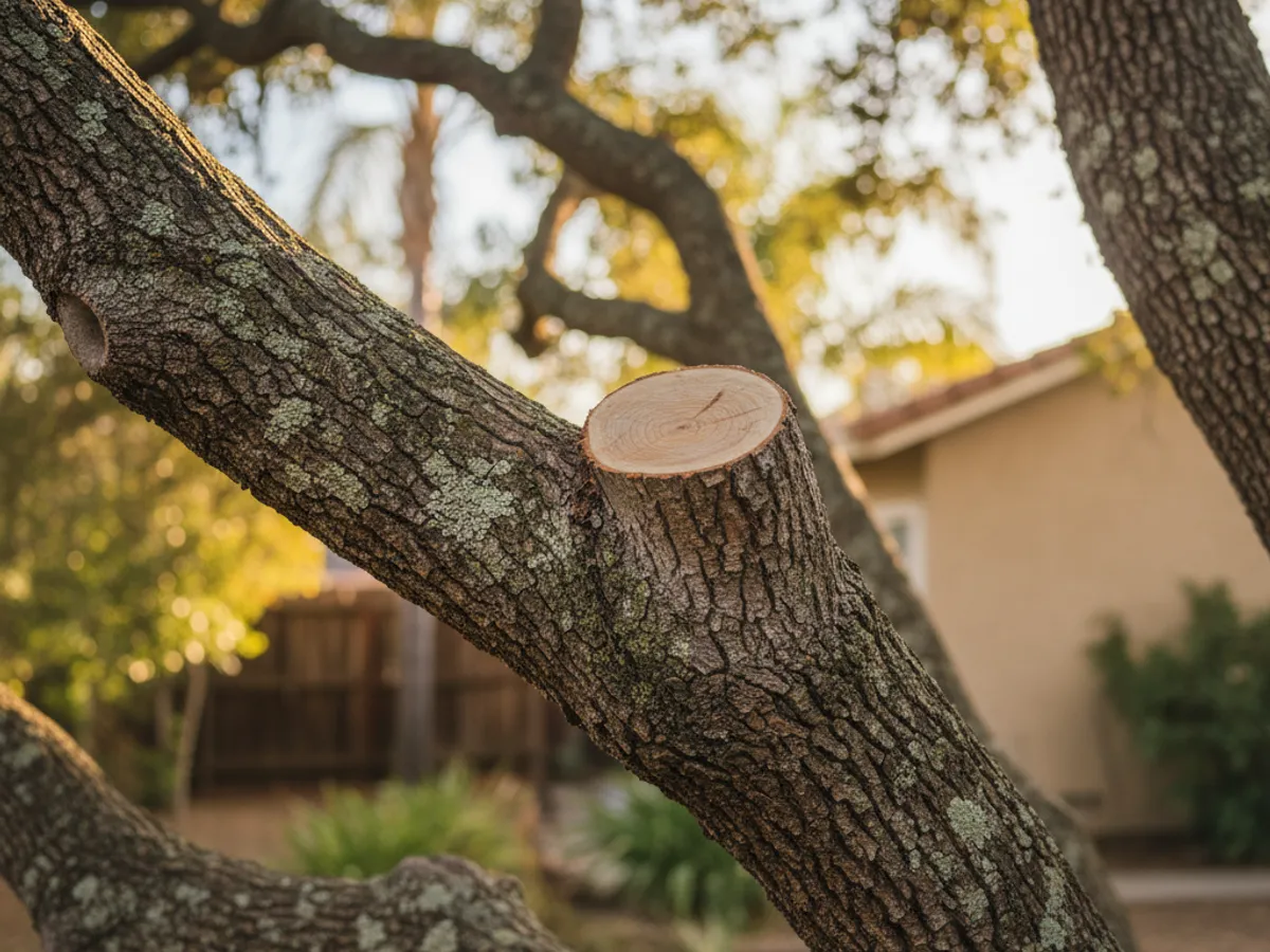 Tree Trimming detail work by a licensed arborist in Scripps Ranch, CA